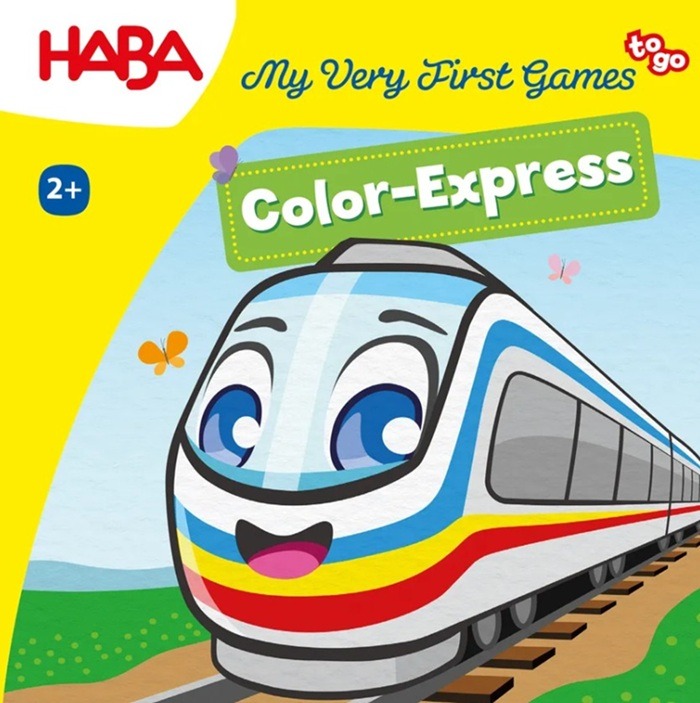 Color-Express (= Kleurentrein) - Mijn eerste spellen - HABA Dobbelspel|Legspel|Educatief Color-Express (= Kleurentrein) - Mijn eerste spellen - HABA Dobbelspel|Legspel|Educatief - Afbeelding 1