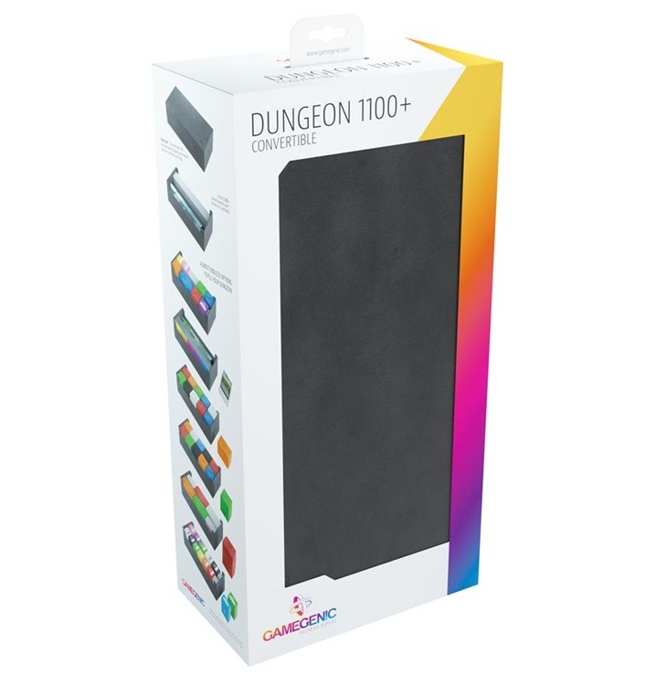 Deckbox Dungeon 1100+ Convertible - Midnight Gray - Gamegenic Deckbox Dungeon 1100+ Convertible - Midnight Gray - Gamegenic - Afbeelding 1