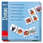 Domino 1 - lokale voorzetsels (in, in de/het, op, onder) - Schubi Taalspel|Legspel|Educatief