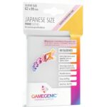 Japanese Size Card Game Sleeves WHITE (62x89mm) (60) - Gamegenic