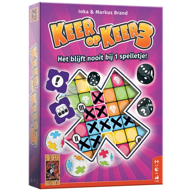 Keer op Keer 3 - 999 games Dobbelspel Keer op Keer 3 - 999 games Dobbelspel - Afbeelding 1