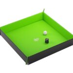 Magnetic Dice Tray Square (Black & Green) - Gamegenic