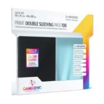 Standard Card Game Sleeves PRIME Double Sleeving Pack (66x91mm) ZWART (100) - Gamegenic