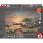Huisje aan zee (1000) - Schmidt  Legpuzzel