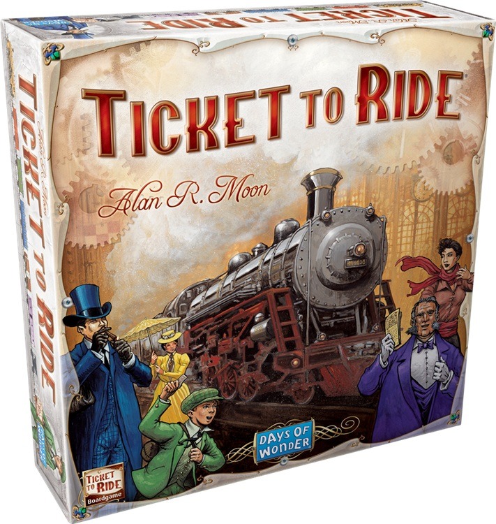 Ticket to Ride (EN) - Days of Wonder Bordspel Ticket to Ride (EN) - Days of Wonder Bordspel - Afbeelding 1